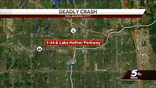 Deadly crash on I-44 in Oklahoma City