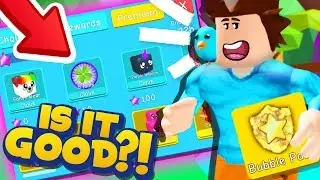 ALL REWARDS From The NEW BUBBLE PASS In Bubblegum Simulator