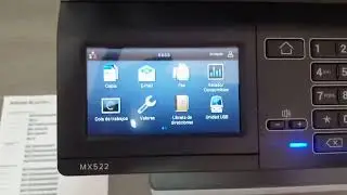 Configurar y actualizar el Firmware de la impresora Lexmark MX522/622