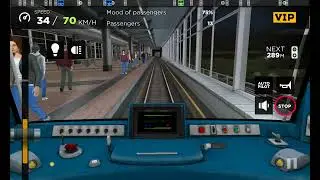 Subway simulator 3D Moscow Russia Line Orbital Last Level 2 Cab Ride Driver mode