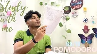 STUDY WITH ME 🔴LIVE|60/10 PROMODORO| PREPARE FOR YOUR EXAM|  |KOTA| HYPEREFFECTIVE STUDY SLOTS