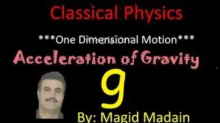 Acceleration of Gravity -g-