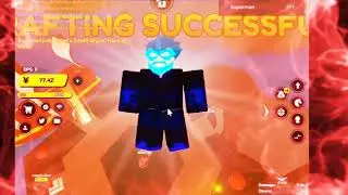 Crafting shiny divine Flaming Hero 77.1% in Anime Fighters Simulator #animefigthers
