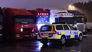 #416  Swedish Trucker - Driving S&ouml;dra L&auml;nken to Bromma Stockholm 