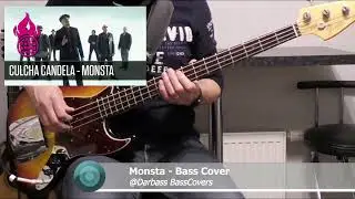 [Culcha Candela] Monsta - Bass Cover🎧 (with chords pdf link)
