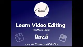 DAY 5 - Learn VIDEO EDITING on KINEMASTER - How 2 extract audio & use speed tool -Vignette, Ai, Trim