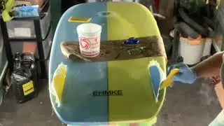 Building A Mini Simmons With Glass On Fins Time Lapse