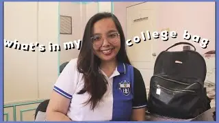 what's in my college bag 2020 (philippines) || Jasmin Beatriz