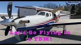 Join Along with The Philly Pilot For a Quick Trip in a TBM850 from Wings Field up To Nantucket!