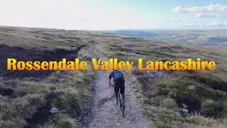 Chilled Mountain Bike Drone Shots | MTB Riding in Rossendale Valley, Lancashire UK