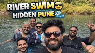 Found a Hidden River Spot in Pune 🌊 | Swimming & Fun