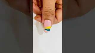 Beginners special beautiful nailart design 💅#simplenailartathome