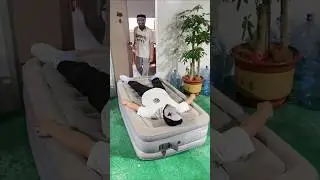 Inflatable sofa bed #goodthing #goodstuff #lifehacks #homehacks #soap #foryou #fry #sofabed