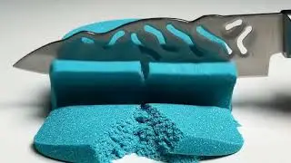 Relaxing and oddly satisfying sand cutting ASMR !! Relaxing No Talk