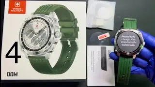 SWISS MILITARY || SMARTWATCH || DOM 4 || UNBOXING ||