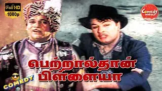 Petralthan Pillaiya Movie Full Comedy | M. G. Ramachandran | B. Saroja Devi | Comedy Galatta