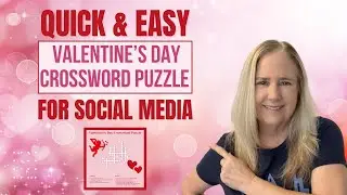 Quickly Create a Valentine&rsquo;s-Themed Crossword Puzzle