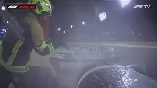 PIERRE GASLY OUT OF THE RACE BAHREIN