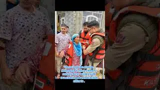 Srinagar Police Leads Evacuation and Relocation Efforts Amid The Challenging Weather Conditions.