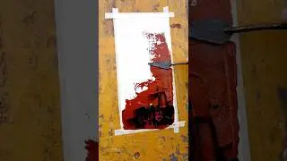 Easy Abstract Acrylic Painting | Impasto