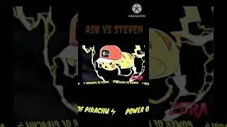 Ash vs Steven. Metagross vs Pikachu. The power of Pikachu⚡⚡