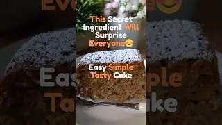 This Secret Ingredient Will Surprise You! Easy Simple Cake #cakerecipes #cakerecipe #easycakerecipe