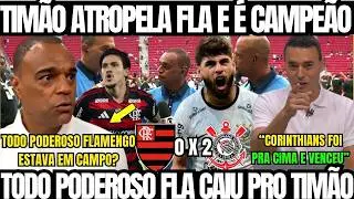 ✔TIM&Atilde;O ATROPELA FLAMENGO E CONQUISTA MAIS UM TITULO.  ACONPANHE ENTREVISTA COM GABRIEL PAULISTA✔