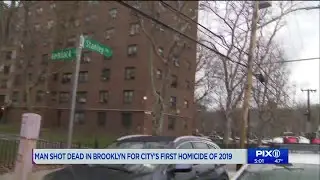 Brooklyn man fatally shot in NYC`s first homicide of 2019