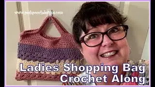 Ladies Shopping Bag Crochet A Long Intro And Supplies #crochetalong #crochet #sarasach