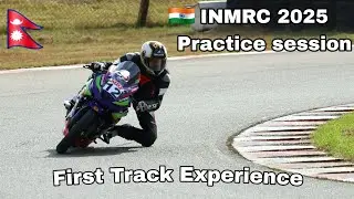 🇮🇳INMRC ROUND-1(Practice session)_My First Track Experience🏁🇳🇵❤️‍🔥Race In India🇮🇳🇳🇵