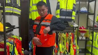3m reflective vest，Heavy-Duty Reflective Work Vest with Multiple Storage Pockets,