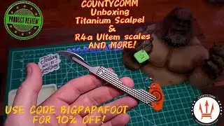 Countycomm UNBOXING Maratac Peak focus PRO Titanium Scalpel Ready for action ULTEM SCALES
