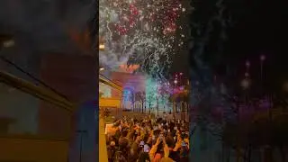 Paris New Year's Eve 2023: Arc de Triomphe #paris #arcdetriomphe #fireworks #2023celebration