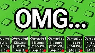 Aku Dapat Banyak Kitsune Dari ADMIN !! Grow a Garden Roblox