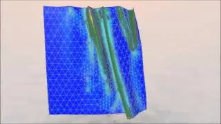 Adaptive cloth simulation using corotational finite elements