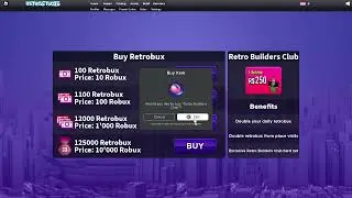 Buying Retro Builders Club! (RetroStudio)