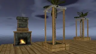 survive on Raft - palm tree box