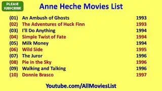 Anne Heche Movies List