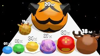 SLIME RUN EVOLUTION 3D - Level Up Slime (Animal Evolution Run) New Update, Max Level, All Gameplays