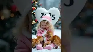 Happy New Year 2025 #baby #cat #2025 #viralvideo