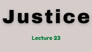 #justice | What is Justice? | Lecture 23 | Political Theory | Political Science | Basic Concept |