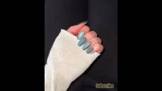 Sea glass stone nails 🌊🪨🐚💅🌴#shorts #ytshorts #creativenails