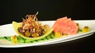 Watermelon and Ahi Tuna Poke