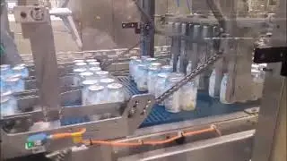 Autopack Shrink Bundling Line for Dairy Bottles 100 Pack/min