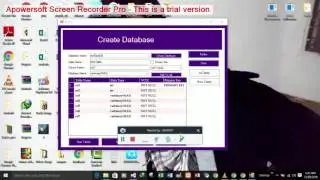 How to create sql server database in vb.net programmatically