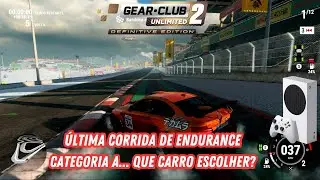 GEAR CLUB 2 UNLIMITED - &Uacute;LTIMA CORRIDA E... QUAL CARRO AGORA? -  XBOX SERIES S - GAMEPLAY