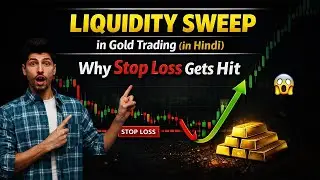 LIQUIDITY SWEEP TRADING STRATEGY IN GOLD | STOP LOSS HUNT EXPLAINED (HINDI)
