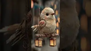 Tiny Lantern Bird 🐦🕯️🌙 | Whimsical Night Light Magic