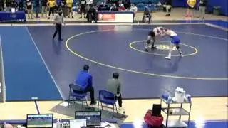 2021 165-pound KCAC-SAC men's wrestling championship final
