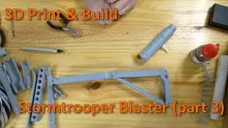 3D Print & Build #starwars #e11 #stormtrooper #blaster Part 3 #bambulab #X1E #X1Carbon
